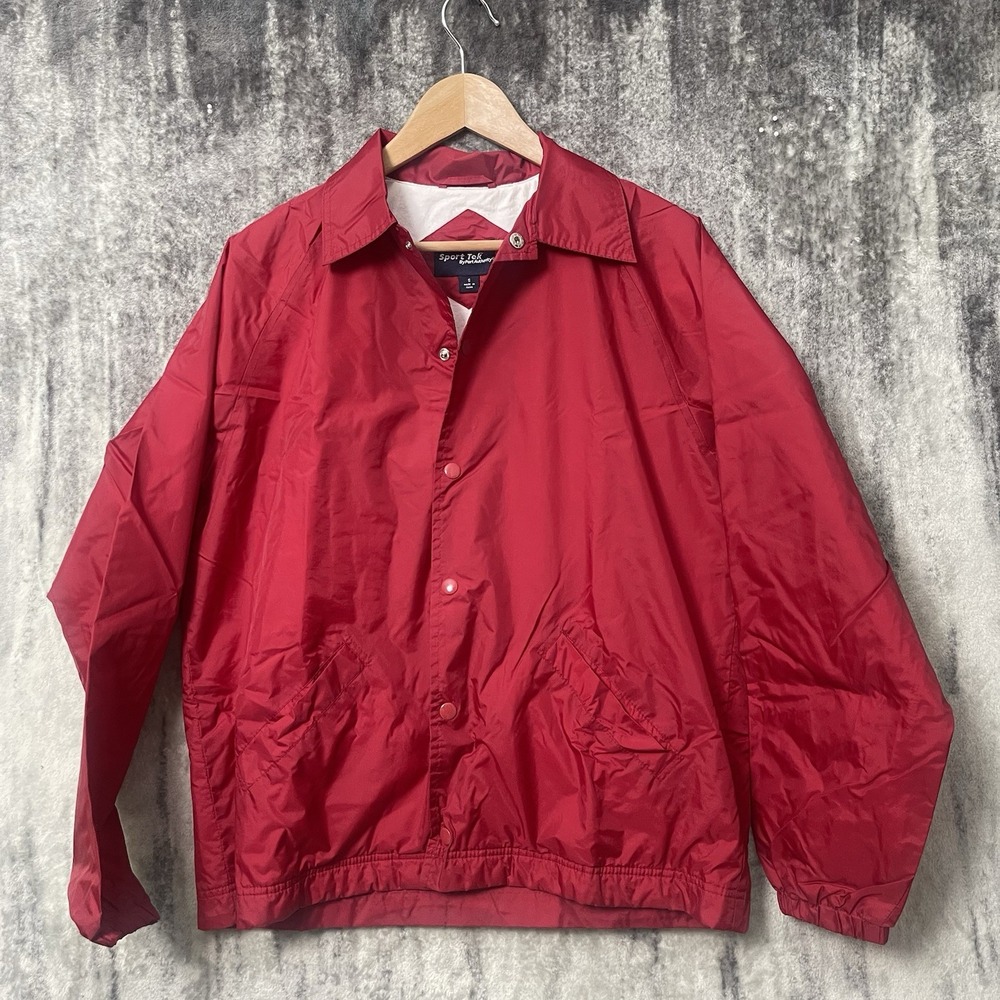 Sport Tek By Port Authority Red Lined Size Small Jacket - Picture 3 of 8